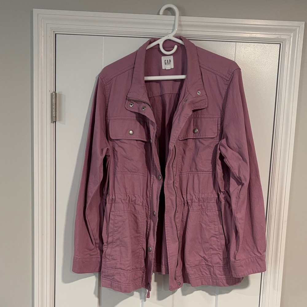 GAP Women's Mauve Utility Jacket